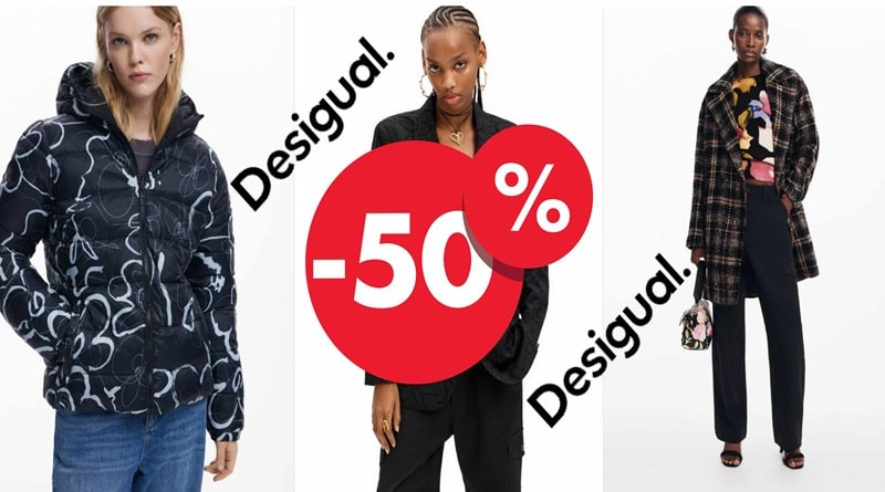 Non avrei mai pensato di poter acquistare Disegual con uno sconto del 50%! Grazie a Goditilavita