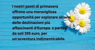la primavera è alle porte e con lei arriva il momento perfetto per scoprire il mondo con viaggi di gruppo organizzati! i numerosi "ponti" sono l'occasione perfetta.