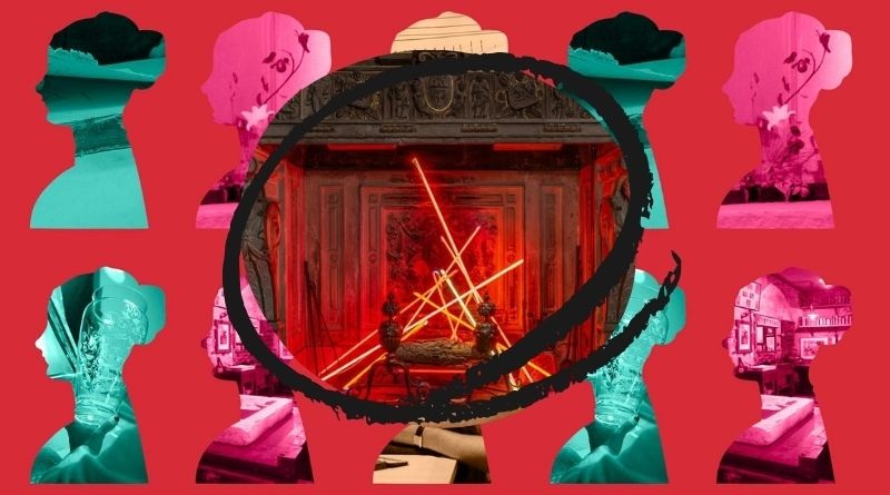 Composizione artistica ispirata alle case museo Milano: Poldi Pezzoli e Bagatti Valsecchi, tra arte antica e installazioni moderne