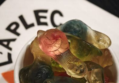 Caramelle gommose a forma di lumaca servite durante l’anteprima milanese dell’Aplec del Caragol, il festival gastronomico di Lleida.