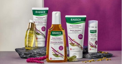 Prodotti RAUSCH alla camomilla e amaranto per capelli fragili, linea riparatrice naturale made in Svizzera