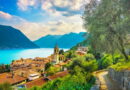Greenway Lago di Como con vista panoramica sul lago e sui borghi della sponda occidentale, lungo il percorso tra Griante e Colonno