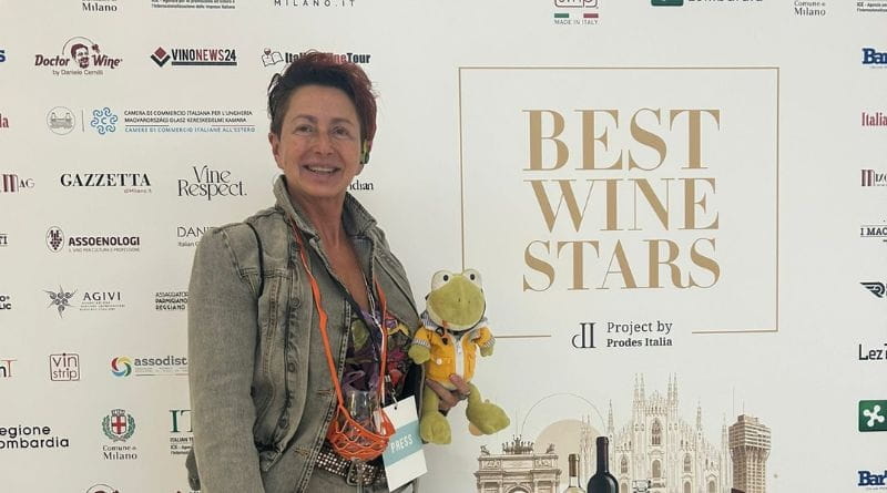 Maria Grazia e Geco Gaudenzio al Best Wine Stars 2026 di Milano durante la fiera internazionale dedicata a wine, spirits e food