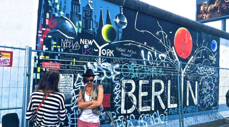Murales della East Side Gallery sul Muro di Berlino, attrazione iconica da visitare durante un weekend a Berlino tra storia e arte urbana