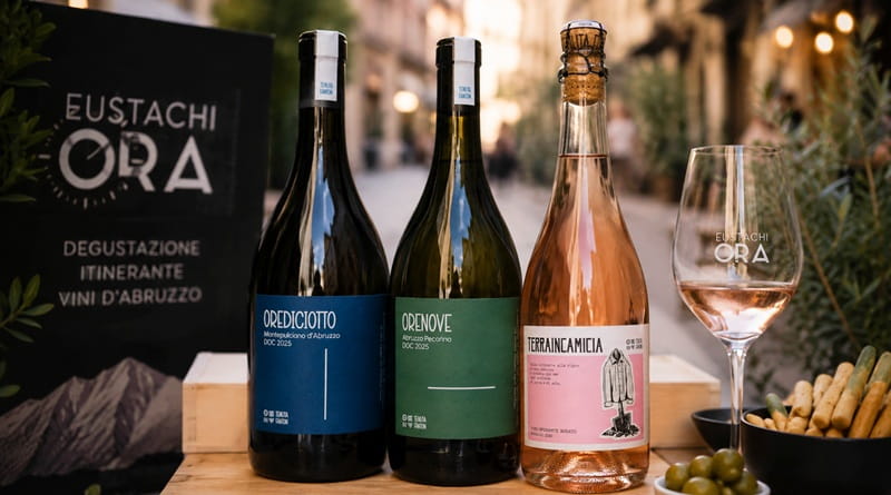 Bottiglie dei vini Tenuta Fanton protagoniste di EustachiORA, degustazione vini Milano nel Distretto Eustachi di Porta Venezia.
