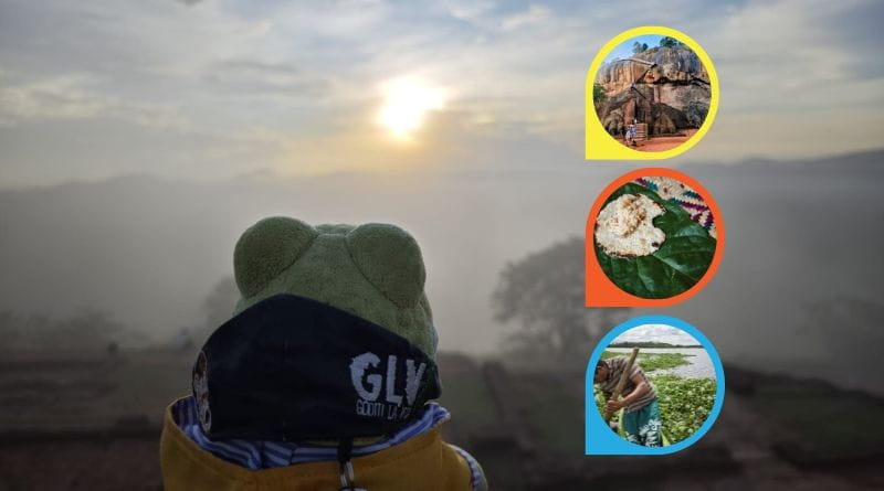 Alba sulla Roccia del Leone di Sigiriya nello Sri Lanka con Geco Gaudenzio, tra il villaggio di Habarana, la Pol Roti e il diario di viaggio nel cuore dell'isola.