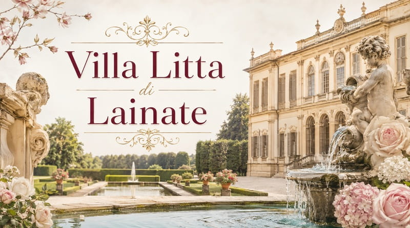 Villa Litta di Lainate con giardini storici, fontane e giochi d’acqua, scenario della rievocazione settecentesca “Due sposi, una dinastia”
