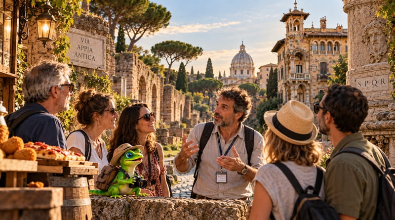 Visite guidate a Roma con Antonio, piccolo gruppo tra storia, Via Appia Antica e quartieri della Capitale