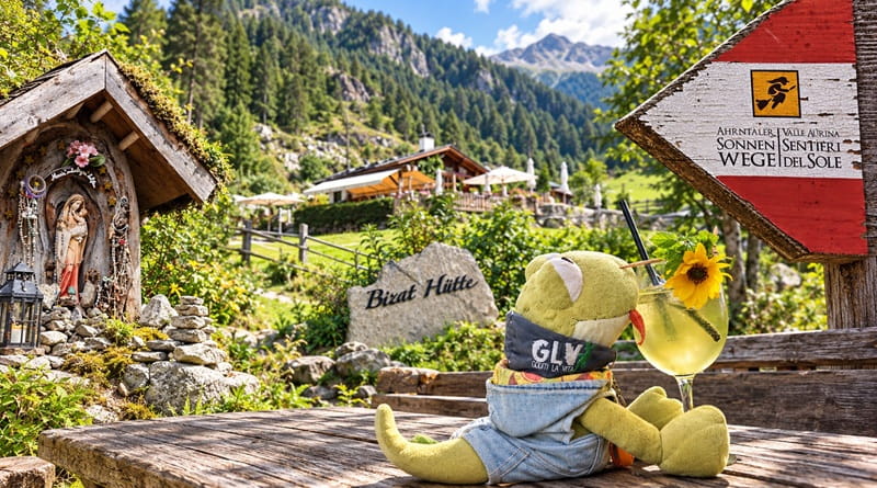 Sentiero delle Streghe in Valle Aurina tra bosco, cascata Frankbach e atmosfera fiabesca, lungo il percorso verso la Bizat Hütte.